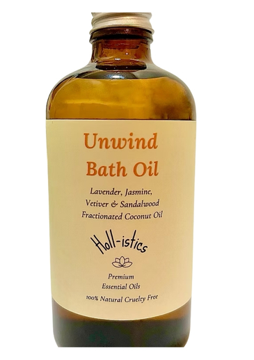 100Ml Bath Oil - Unwind - Holl-Istics